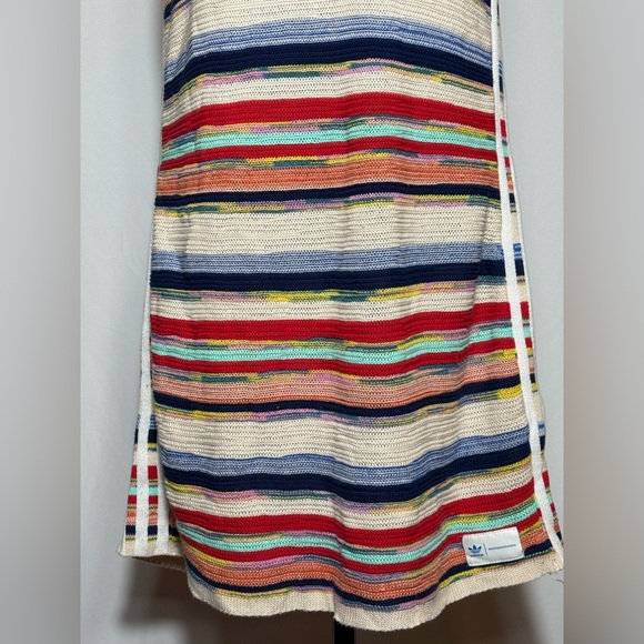 ADIDAS X KSENIASCHNAIDER Knitted Halter Dress Multicolor Stripe - Size XL - Picture 5 of 15